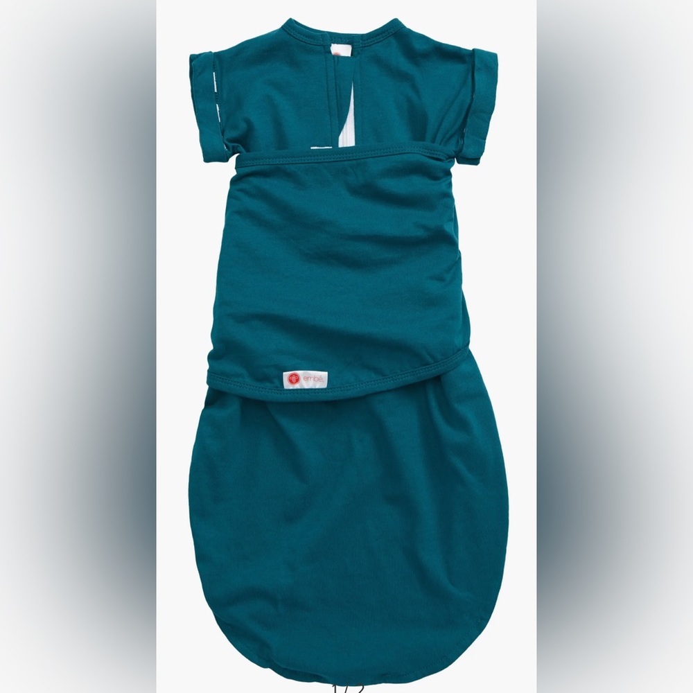 EMBE Transitional SwaddleOut Swaddle Spruce Blue